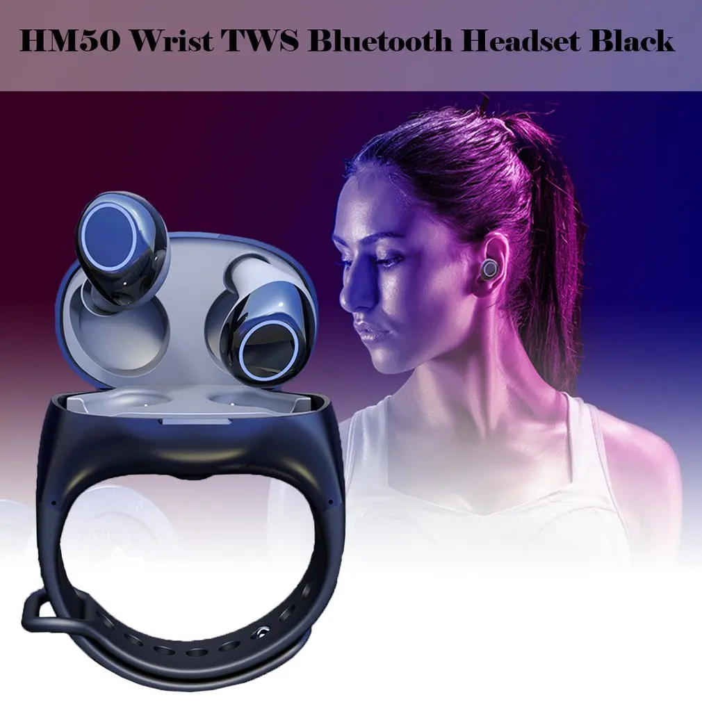 Новые TWS Браслеты Наушники Bluetooth 5,0 настоящие Беспроводные наушники с шумоподавлением сенсорные бинауральные спортивные наушники