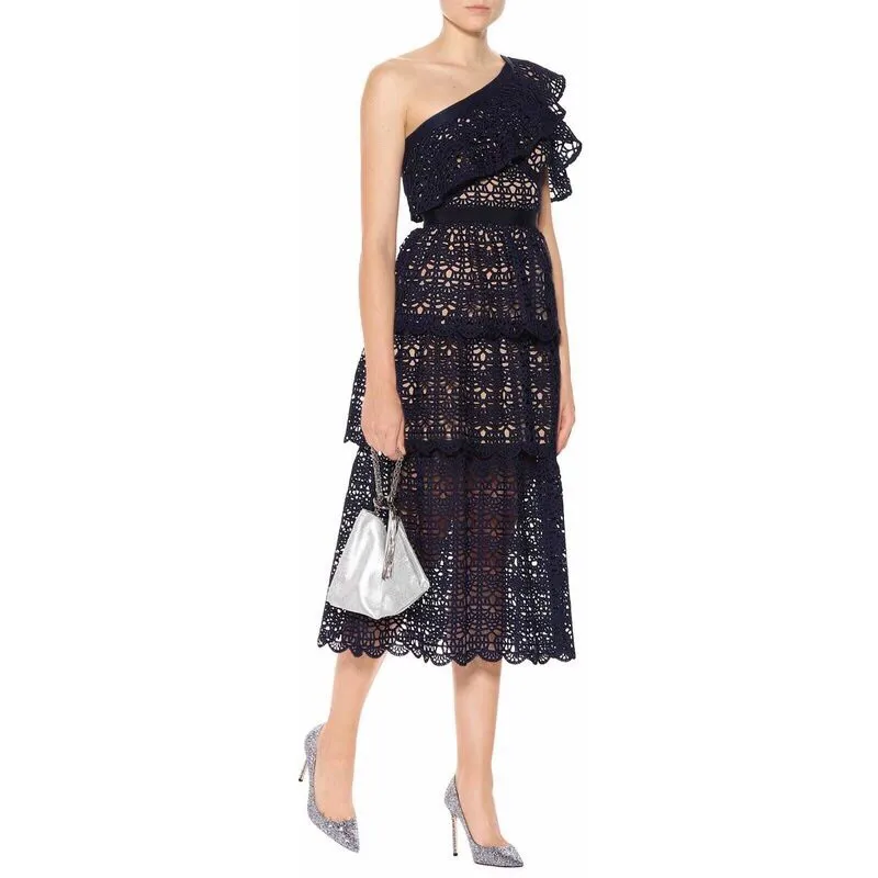 New arrive high quality dark blue dress
