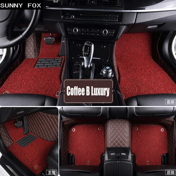 

Car floor mats for Skoda Octavia Yeti Fabia Rapid spaceback 5D heavy duty car styling carpet floor liner