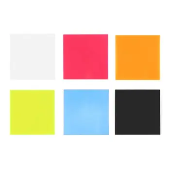 

1Pc Plexiglass Board Colored Acrylic Sheet 8*8cm DIY Toy Accessories Model Making