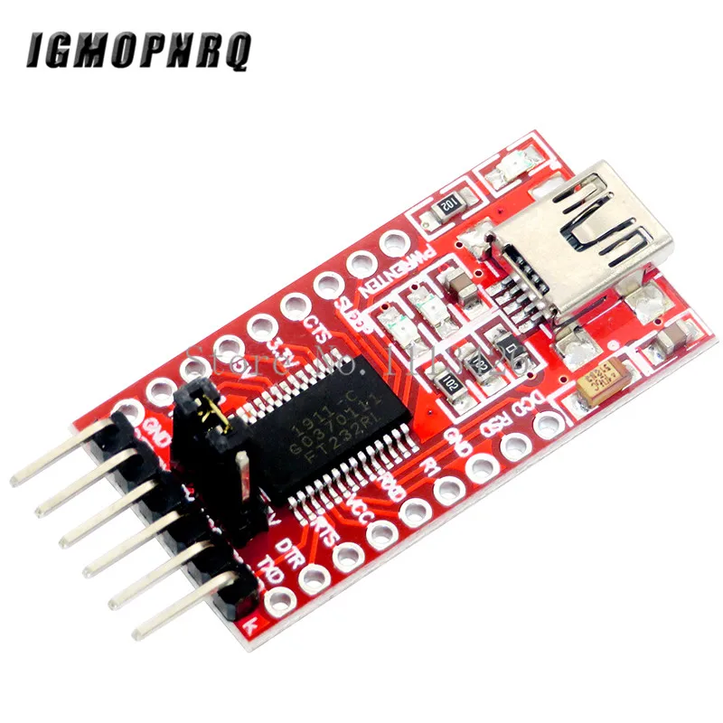 Последовательный модуль адаптера FT232RL FT232 USB 3 В 5 в TTL для мини-порта | Электронные
