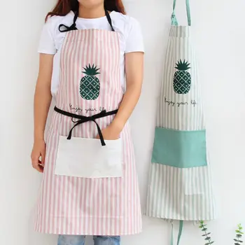 

Useful Nordic Style Kitchen Apron Oil Stain Resistant Apron For Kitchen Cotton Canvas Wash Apron for Men Women