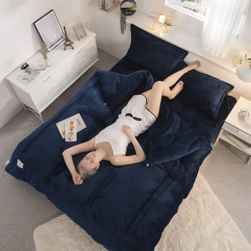 Зимние супер мягкие фланелевые одеяло двухсторонний кашемировый Одеяло Чистый цвет Одеяло Теплая Стёганое одеяло из массива