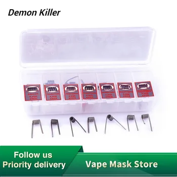 

Original 28pcs Demon Killer Violence Coil 7 in 1 Kit with Alien V2/Tsuka/Clapception/Framed/Spaced/Tri-twisted Clapton Coil