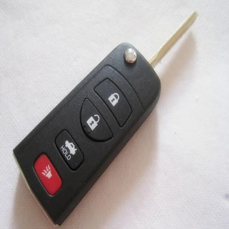 Чехол для дистанционного ключа DAKATU 3 + 1 Складной флип чехол Nissan Versa Tiida Livina Qashqai Sylphy