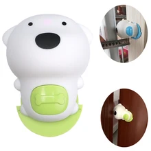 1 шт. дверной стоп столкновения ветер анти-сдавливание дверной замок Детская безопасность замок анти-столкновения анти-захват дверной стоп немой закрыть