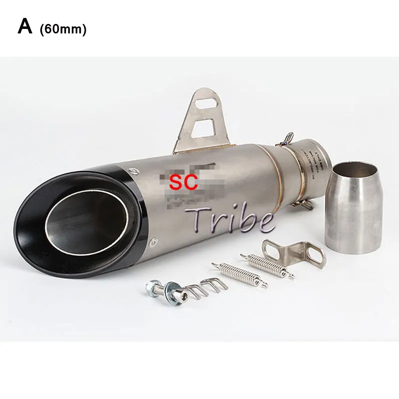 Универсальный 51 мм 60 мм Akrapovic выхлопная труба мотоцикла Escape Moto DB Killer глушитель для мотокросса для suzuki gs 500 z900 g310r ATV
