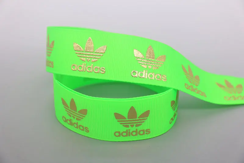 1 DUWES 1 ''50 ярдов блестящая фольга с золотым принтом Grosgrain ленточный аксессуар бант для волос украшение головных уборов DIY OEM 25 мм D1220 - Цвет: 1