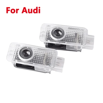 

2X Car Logo LED Door Light Laser Projector Lights For Audi A1 A3 A4 B8 B7 B6 A5 A6 C6 C5 Q3 Q5 Q7 RS S3 S4 S5 S6 S7 S8 TT Sline