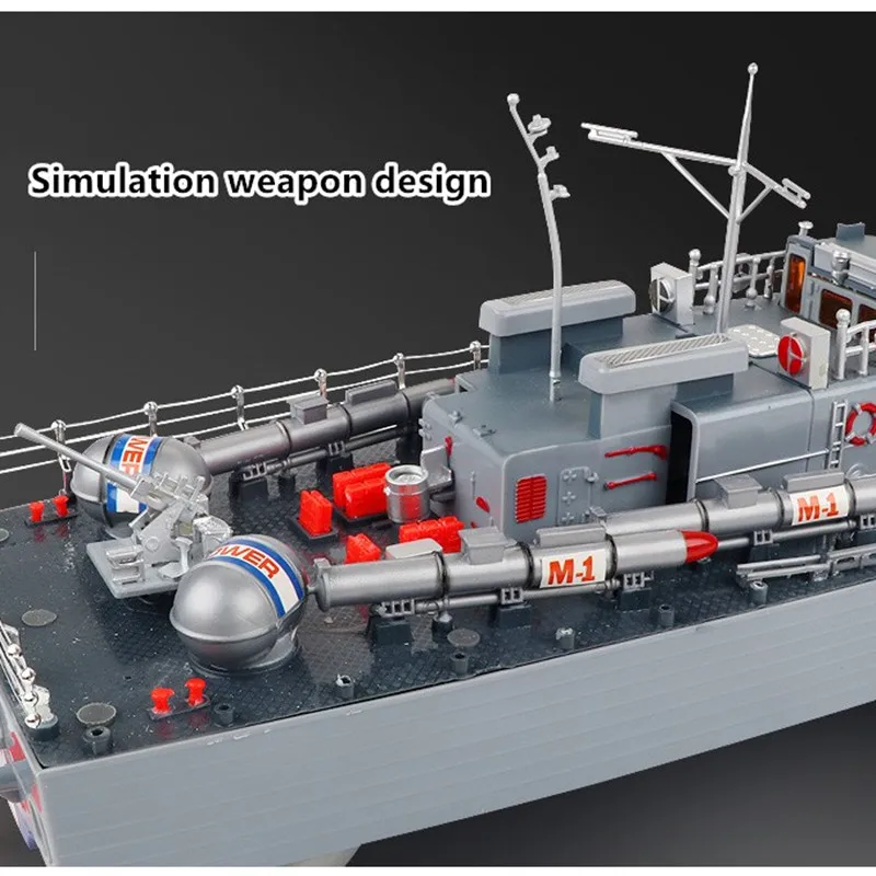 Электрический RC военный корабль игрушка модель большой размер высокая симуляция
