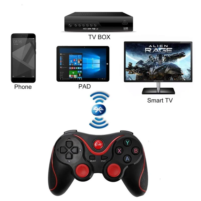 Terios T3 X3 беспроводной игровой контроллер Bluetooth 3 0 геймпад джойстик для PS3/Android