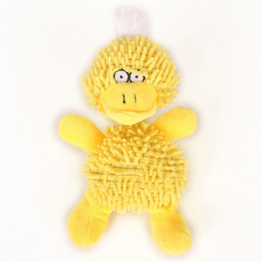 Colorful plush puzzle bite-resistant teeth vocal toy teeth odor sucking animal modeling toys Pet squeaking sound toy