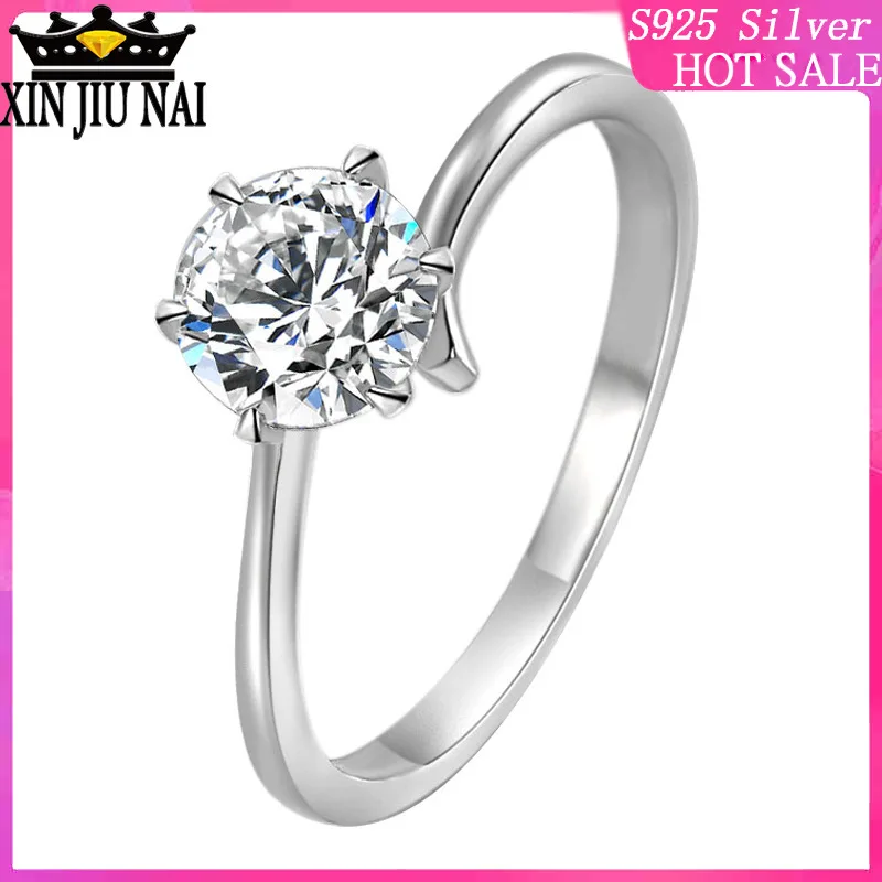 

Light luxury s925 sterling silver twist arm proposal engagement wedding anniversary female ring diamond rings for women