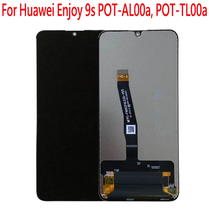DHL 5 шт. черный 6,21 дюймов для huawei Enjoy 9S POT-AL00a TL00a ЖК-дисплей в сборе сенсорный экран дигитайзер Замена