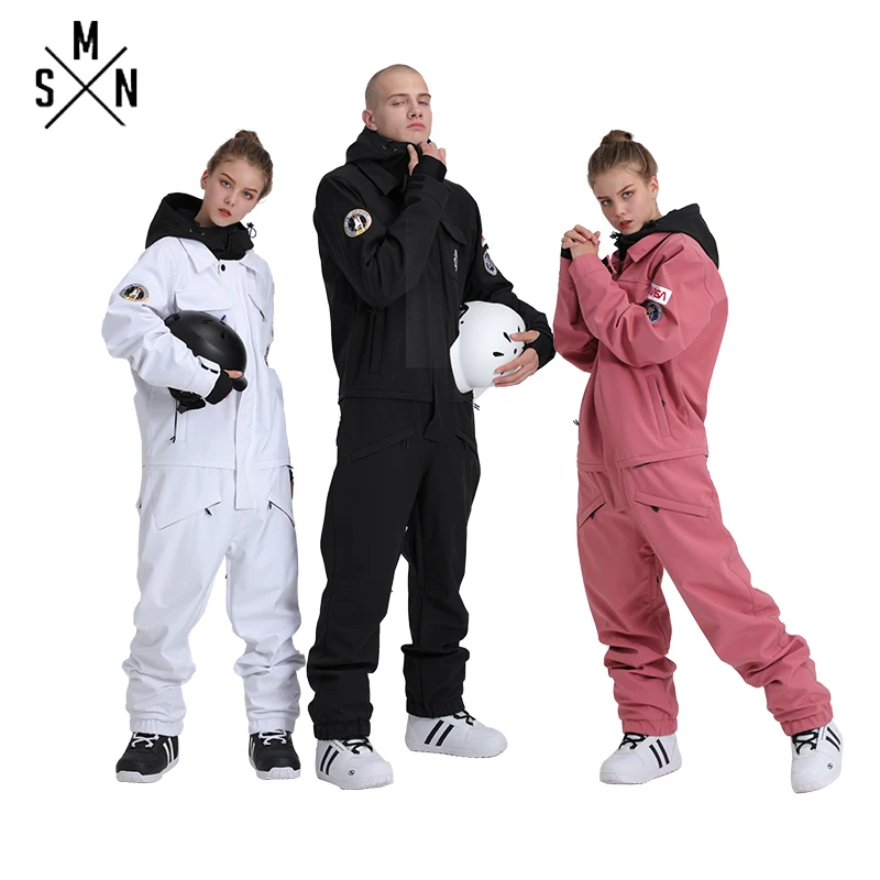 SMN лыжный костюм куртка цельный комбинезон унисекс для сноуборда Зимний