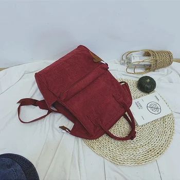 

Lightweight Women Backpack Commuter Bag Trend College Style School Bag Women's Pure Color Travel Bag Large Shoulder Bag