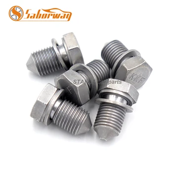 

Saborway 1PC Engine Oil Drain Sump Plug Screw Bolt For Beetle Eos Golf GTI Jetta Passat Tiguan A3 A4 A6 TT Q7 N90813202