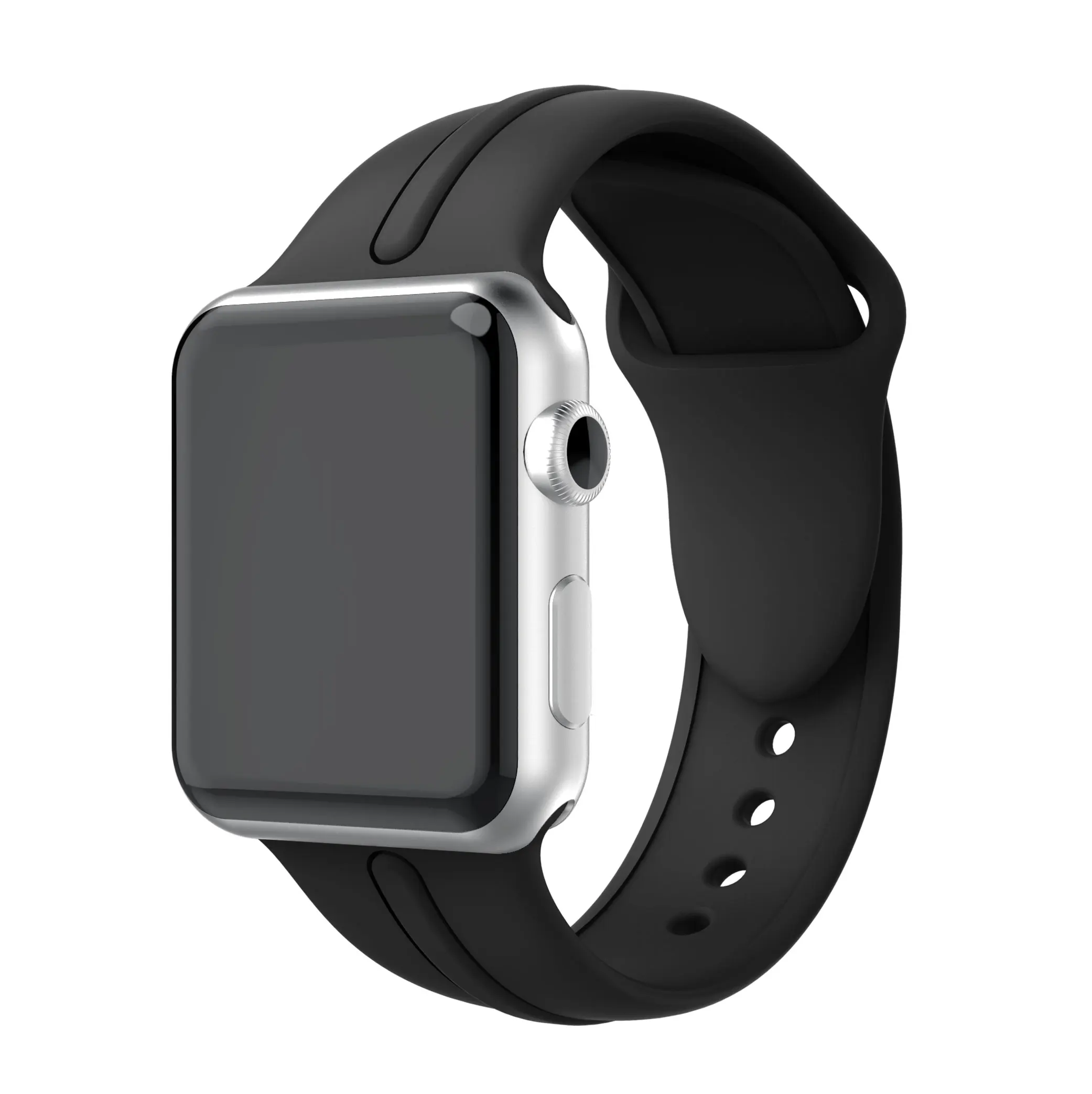 Yayuu 2 шт. спортивный силиконовый ремешок для apple watch серии 1/2/3/4 38/42 мм, ремешок для часов, умные часы сменный ремешок на запястье браслет