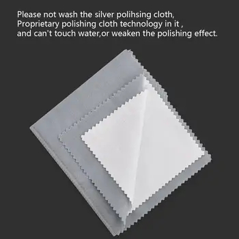 

Cotton Jewelry Cleaning Polishing Cloth Gold Silver Platinum Jewelry Silverware