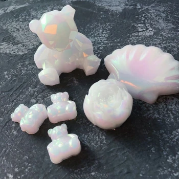 

5Color Aurora Resin Pigments Polarized Diamond Pearlescent Pigments Mica Powder Colorant Resin Dye Making Tools Au11 20 Dropship