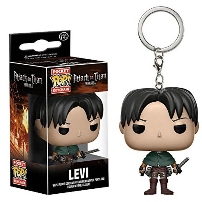 Брелок Disney rivai Ackerman Levi экшн-фигурка атаки на титанов коллекционные игрушки |