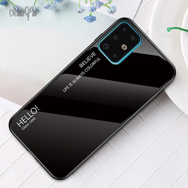 Жесткая задняя крышка XUANYAO для Samsung Galaxy S20 Plus чехол стеклянный Ultra силиконовая