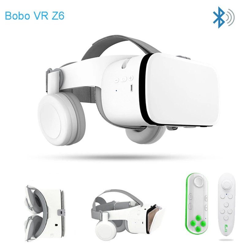 2019 Bobovr Z6 обновленный шлем 3D очки виртуальной реальности Гарнитура Bluetooth наушники