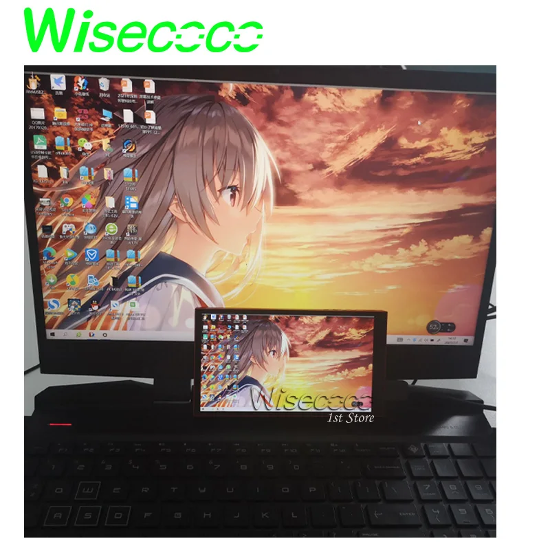 Wiseoco-ポータブル放射モニター,6インチ2k qhd,Framd