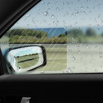 

2pcs Rainproof film Set Rear View Mirror Side Glass Anti Fog Hydrophilic