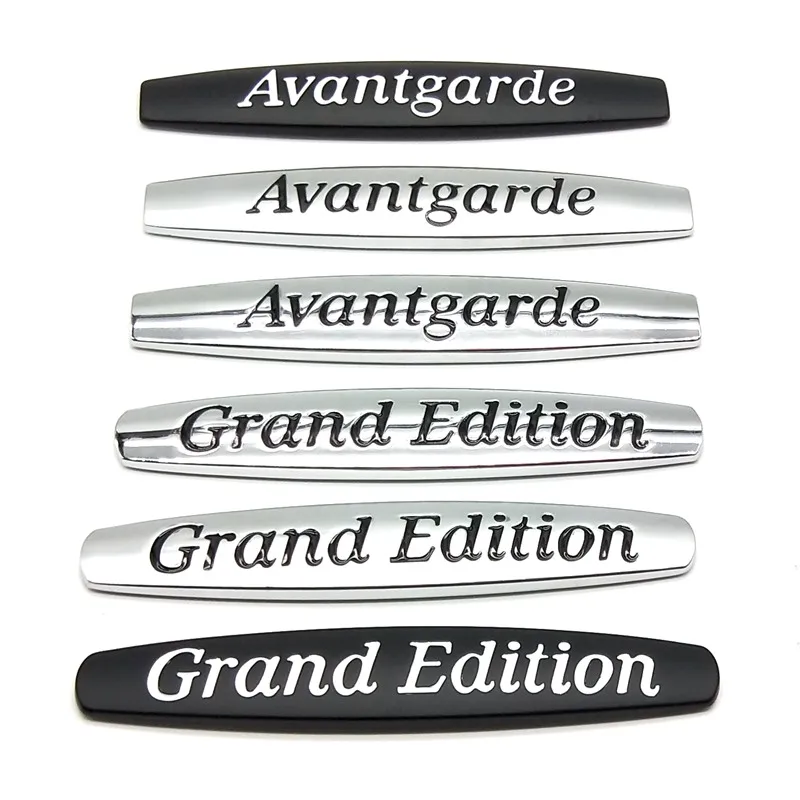3D металлический grand edition avantgrde боковые зеркала автомобиля Fender задний багажник
