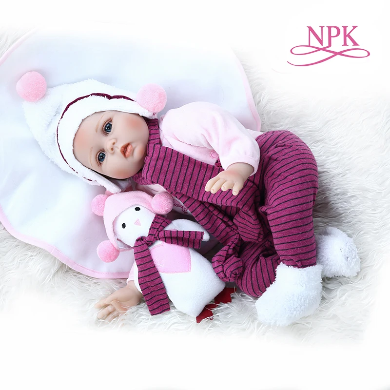 Реалистичная кукла младенец NPK 55 см Реборн игрушка ручной работы мягкие
