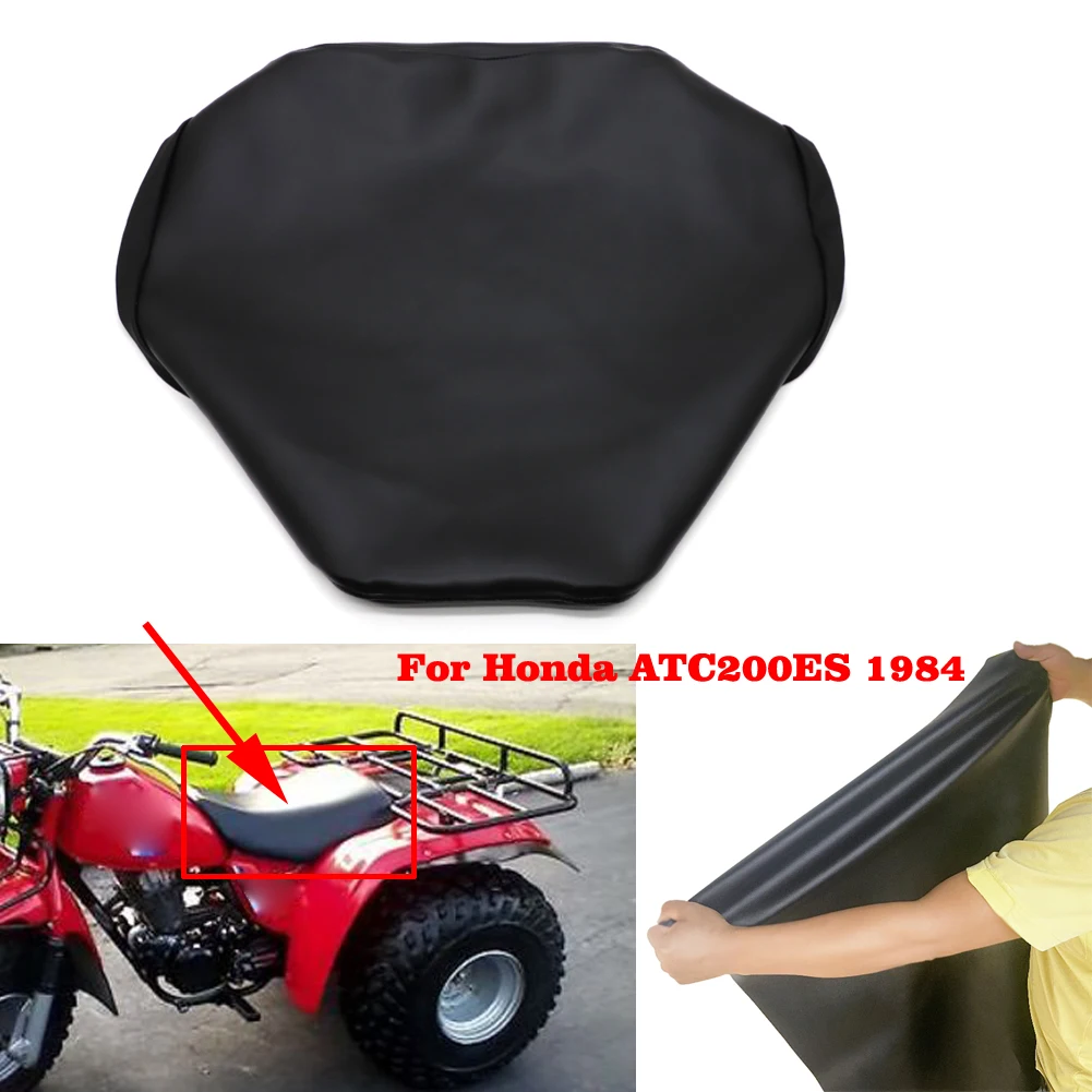 

ATV Accessories Seat Cover Protector Black Waterproof Wear-Resistant For Honda Big Red ATC200ES ATC200 ES 1984