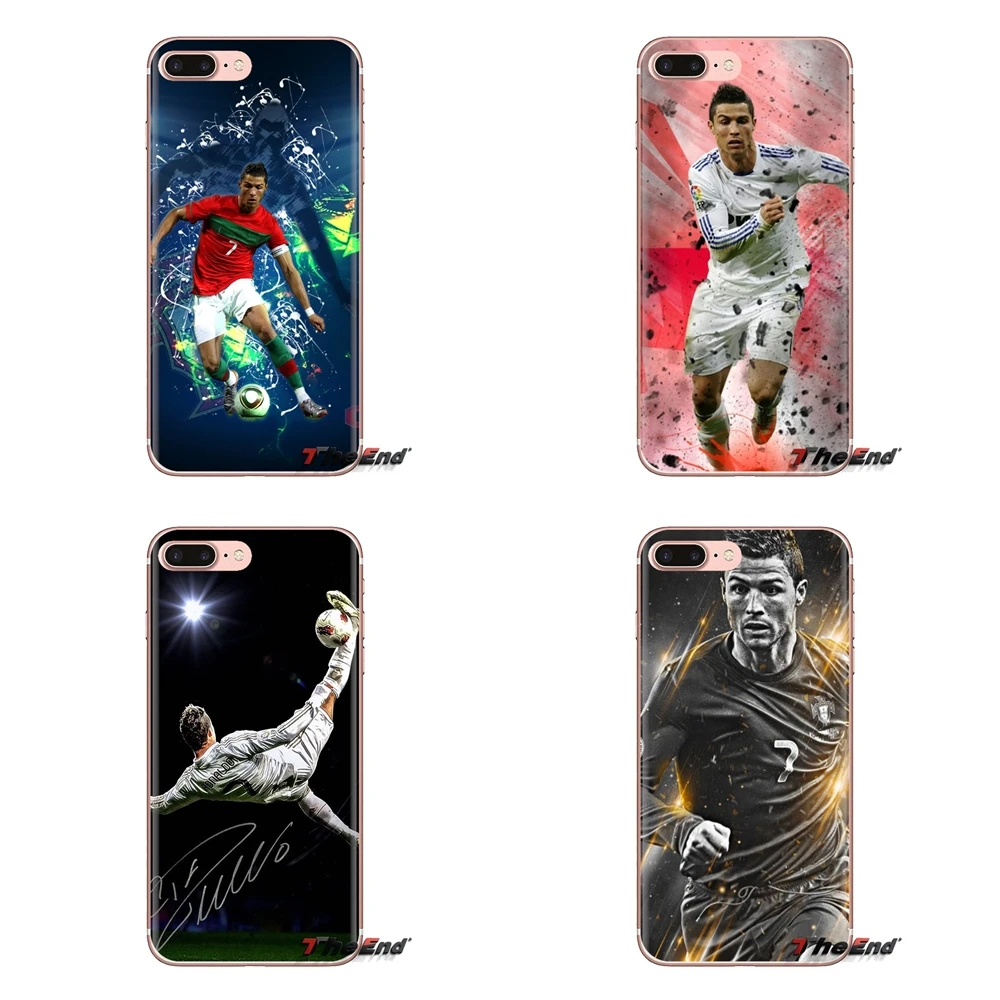 

For Xiaomi Mi3 Samsung A10 A30 A40 A50 A60 A70 Galaxy S2 Note 2 Grand Core Prime Cristiano Ronaldo Transparent Soft Cases Covers