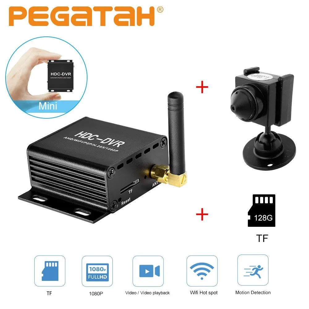 Мини-видеорегистратор DVR с Wi-Fi аналоговая камера запись видео в режиме реального