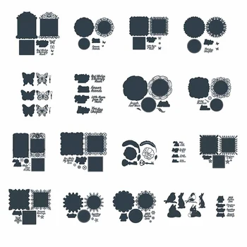 

Festive Love Christmas is here Metal Cutting dies 2019 new Craft Dies for Embossing Paper Card making Scrapbooking Decoration