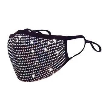 

Sequin Adult Anti-dust Reusable Mouth Face Masks Cover Face Wear Breathable Waahable Oudoor Protective Facial Mask mascarillas