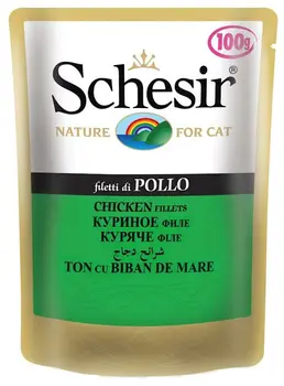 

SCHESIR SCHESIR CAT CHICKEN for adult cats with chicken fillet 100g
