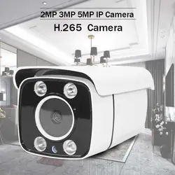 H.265 1080P POE IP камера 2MP 3MP 5MP Bullet CCTV IP камера ONVIF 2,0 Обнаружение движения Водонепроницаемая ИК 40 м уличная CCTV IP камера