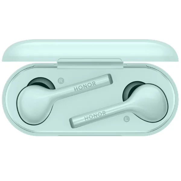 HUAWEI honor FlyPods lite Bluetooth 4,2 Водонепроницаемая гарнитура IP54 Беспроводные наушники с микрофоном с двойным управлением - Цвет: FlyPods lite blue