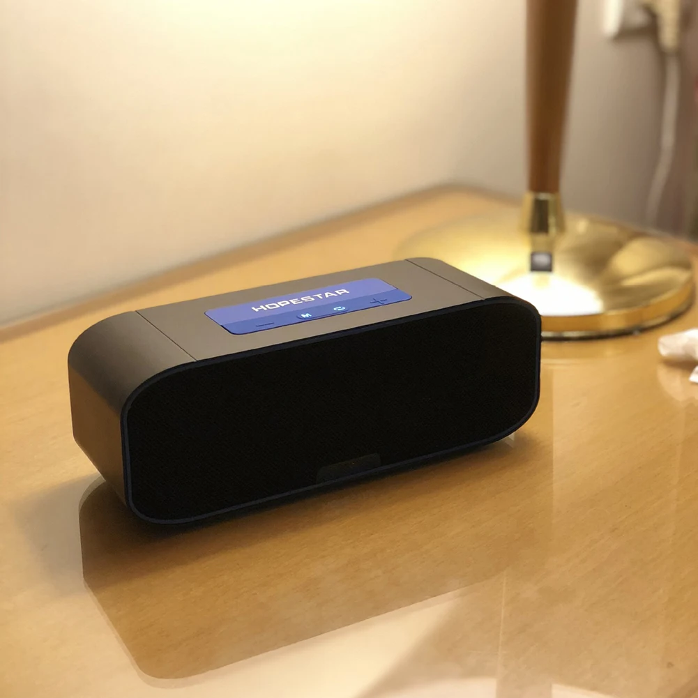HOPESTAR H29 Bluetooth динамик Бас-гарнитура стерео гарнитура для мобильного телефона динамик с TF картой MP3 FM Bluetooth звонки, музыка плеер