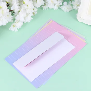 

24pcs Envelope Set Gradient Color Creative Cute Writing Letter Papers Set Envelopes and Letter Papers for Office School Craft