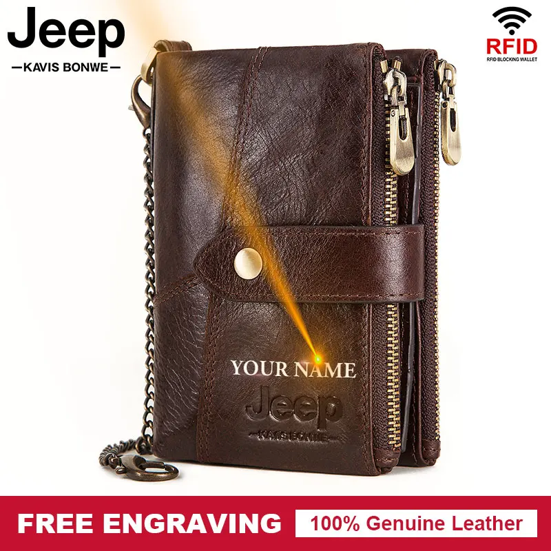 

Free Engraving Rfid Genuine Cow Leather Wallet Men Coin Purse Male Cuzdan PORTFOLIO Man Portomonee Small Min Walet Pocket
