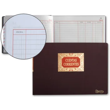 

Miquelrius 4054-Book Miquelrius Folio Case-Landscape-100 Sheets-Accounts-It Must Have AND Balance