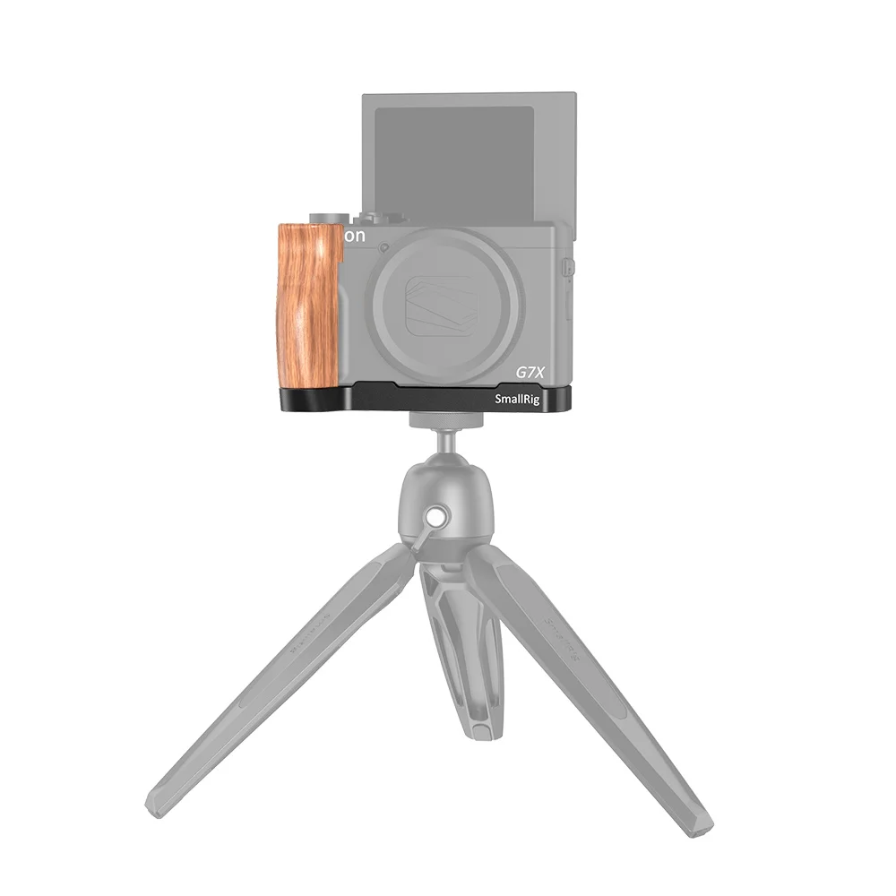 SmallRig l-образная пластина деревянная ручка для Canon G7X Mark III L кронштейн пластина с деревянной ручкой Ручка-2445