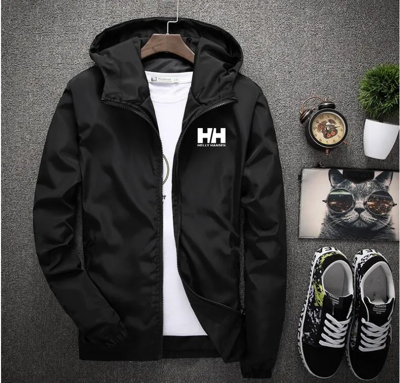

New Men's brand Casual Hooded Bomber Jacket Spring Autumn Hip Hop Plus Size Windbreaker Sportswear Zipper Jacket7XL