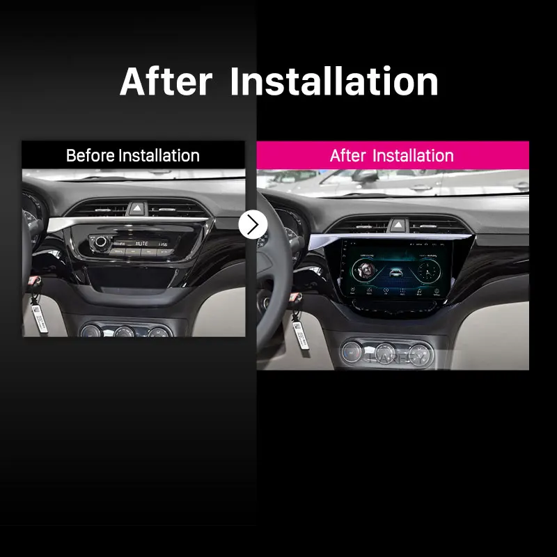 Harfey автомобильный мультимедийный плеер " Android 9,1 Автомобильный gps радио для- Buick Excelle HD сенсорный экран Поддержка Carplay OBD2 TPMS