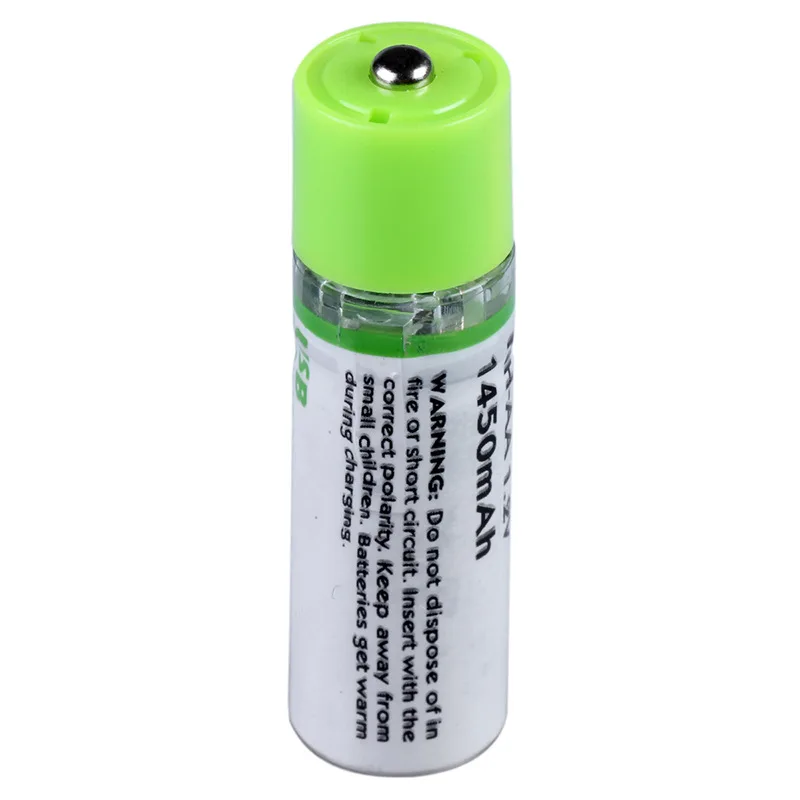 

AA Battery Ni-mh 1.2V Rechargeable Battery NI-MH USB 1450mAh for Remote Control, Razor, Radio Use