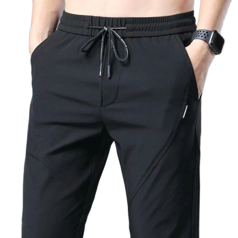 Spring Summer Thin Harajuku Pant Men Tracksuit Elastic Waist Sport Jogging Streetwear Trousers Business Sportswear Clothing men trousers