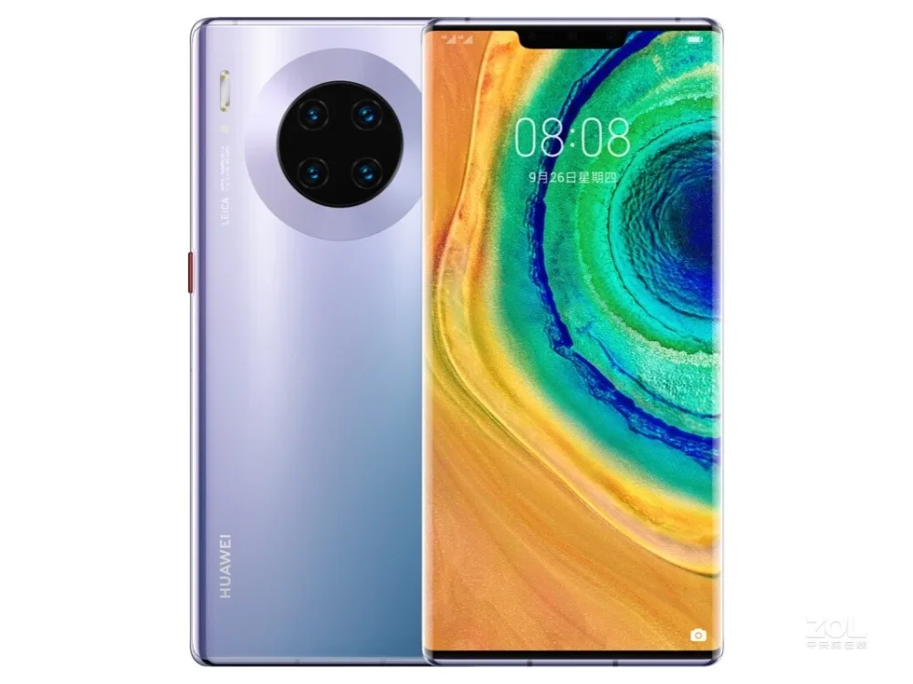 6,5" huawei mate 30 Pro 5G смартфон 8G ram 512G rom Kirin 990 Android 10 датчик жестов Встроенный экран 40W зарядка IP68