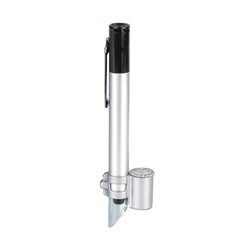 Лупа для ювелирных изделий 50 раз с источником светильник и шкалой |